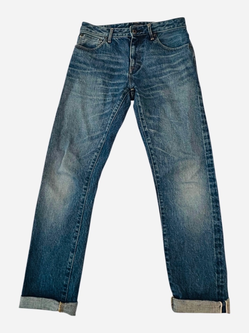 Men's Classic Blue Straight-Leg Jeans